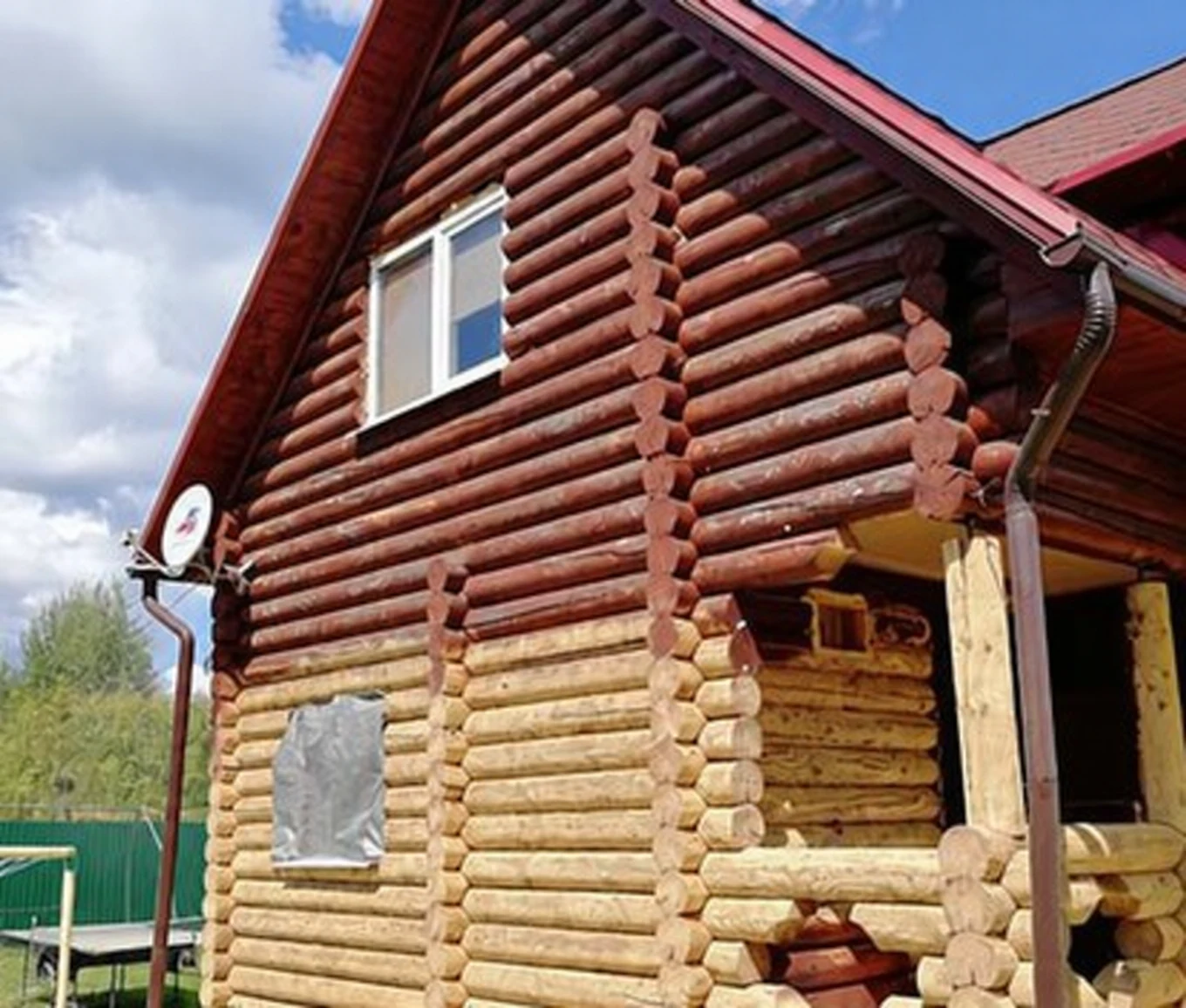 Обработка и покраска сруба — фото 3